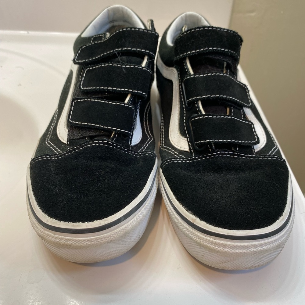 SUEDE CANVAS OLD SKOOL VELCRO